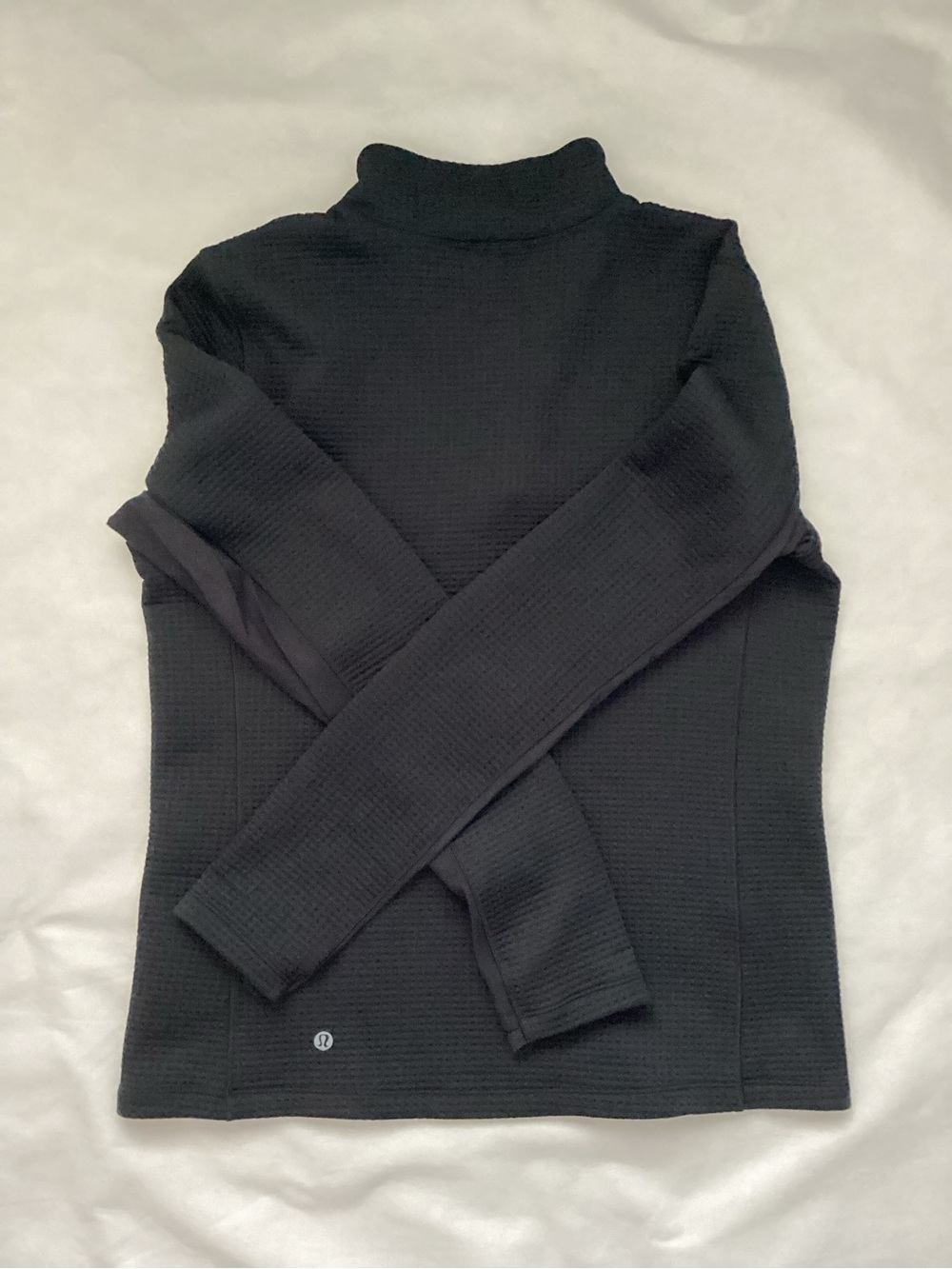 Lululemon Waffle-Knit Half-Zip Jacket, Size 12 - Picture 10 of 11